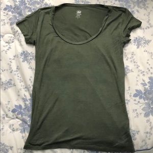 Wet Seal Dark Green T-Shirt